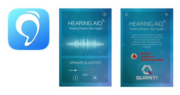Hearing Aid – mobilní aplikace