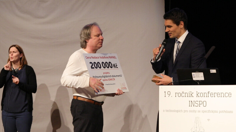 Cena Nadace Vodafone Rafael pro Knihovnu digitálních dokumentů