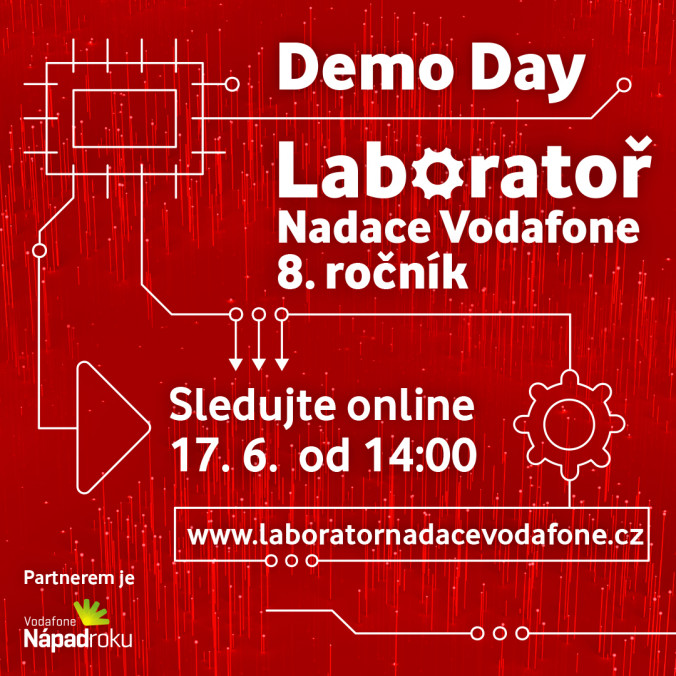 Demo Day představí investorům a veřejnosti 5 projektů z Laboratoře Nadace Vodafone