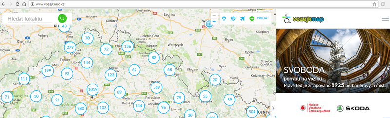 VozejkMap stále na cestě vpřed